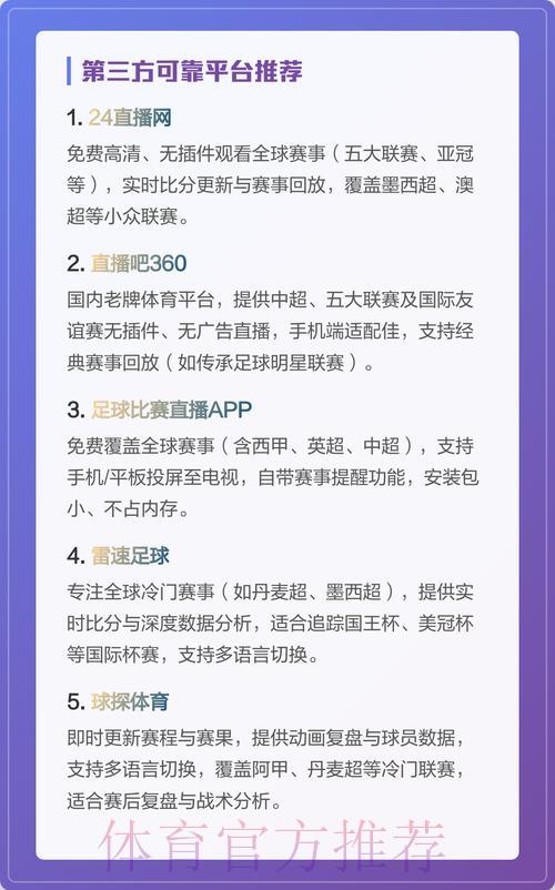 世界杯直播平台精选推荐